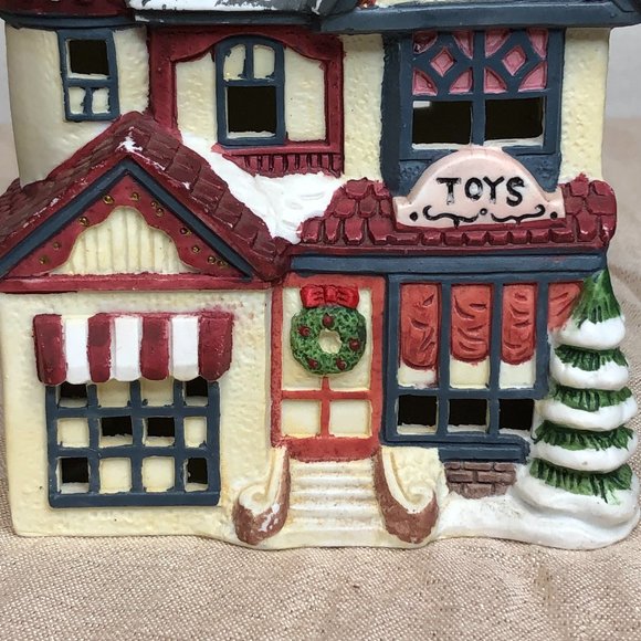 Toy Shop Store Christmas Holiday Village 1994 Collectible Detail - Picture 7 of 10